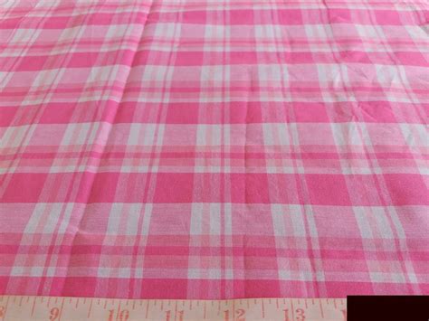 Madras Plaid Fabric made of cotton, for children's and pet clothing.