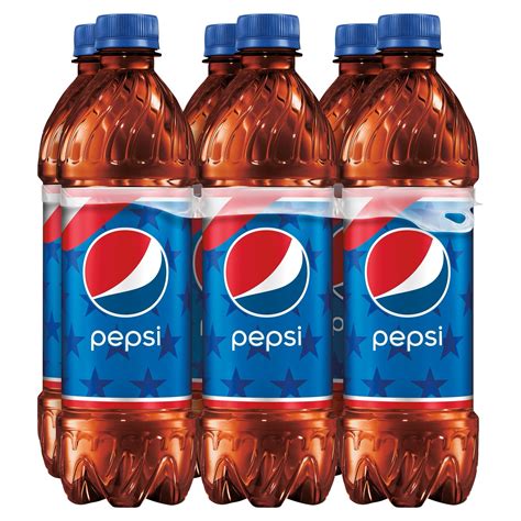 Pepsi Cola Soda Pop, 16.9 oz, 6 Pack Bottles - Walmart.com | Diet pepsi ...