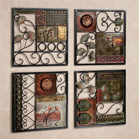 30 Inspirations 4 Piece Metal Wall Plaque Decor Sets