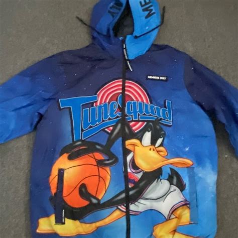 Members Only | Jackets & Coats | New Space Jam Looney Tunes Daffy Duck ...