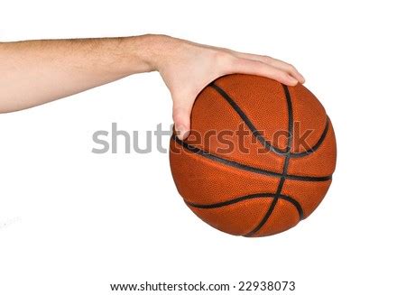 Male Basketball Player Palming Ball Isolated Stock Photo 22938073 ...