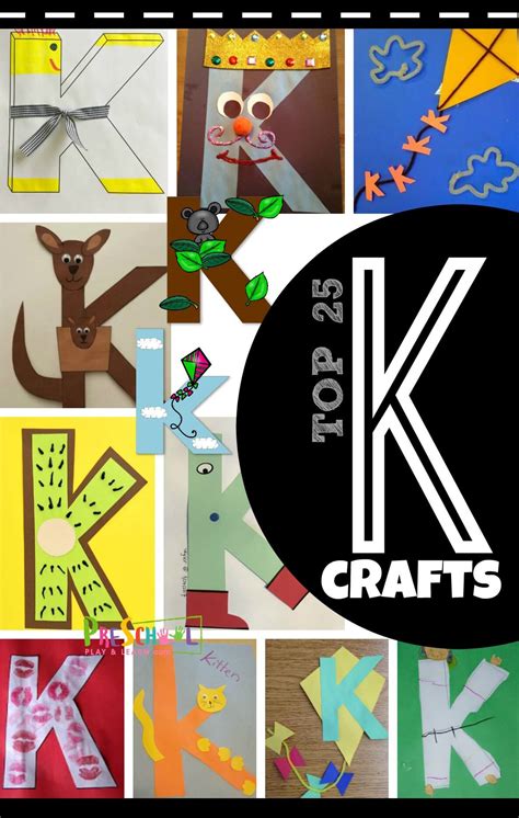 Letter K Crafts For Preschoolers - Printable Form, Templates and Letter