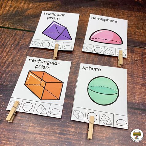 3D Shape Activities - Pre-K Printable Fun