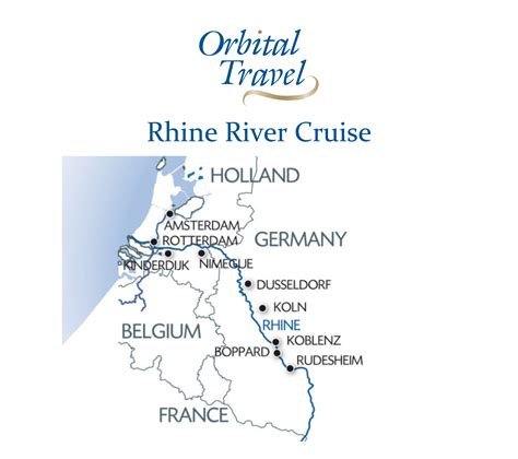 Romantic Cruise Boat Trip down the Rhine Valley Itinerary