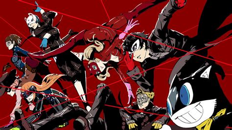 anime characters digital wallpaper Persona 5 Persona series Phantom ...