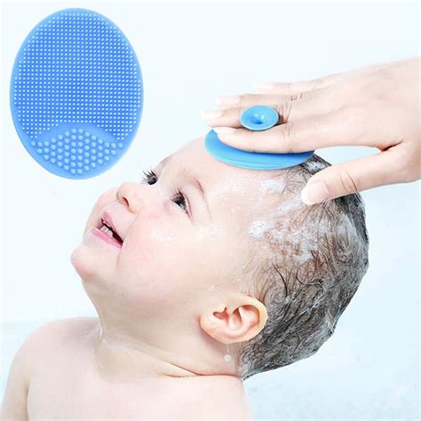 SkinSoother Baby Essential Bundle: Baby Bath Brush, Cradle Cap Brush ...