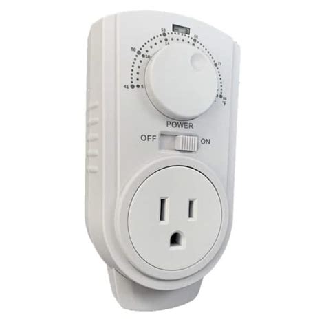 Wexstar Plug In Thermostat for Portable Heaters and Air Conditioners TH ...