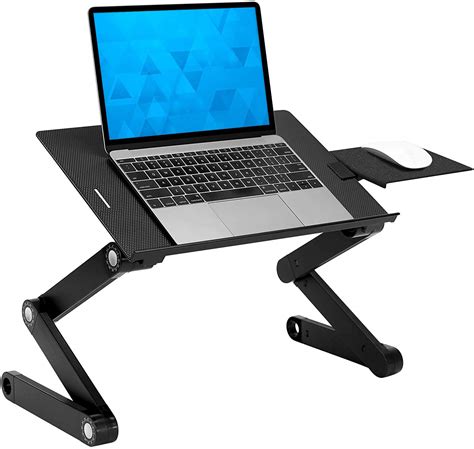 Buy -It! Adjustable Laptop Stand with Built-in Cooling Fans and Mouse ...