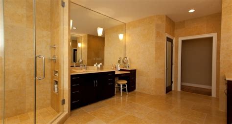 16+ Gold Tile Bathroom Designs, Decorating Ideas | Design Trends ...