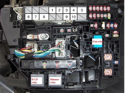 2011 Toyota Corolla Fuel Pump Fuse