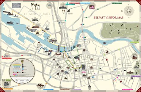 a map of the city with lots of places to see