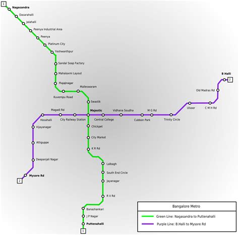 Bangalore Namma Metro Map - Calendar 2024