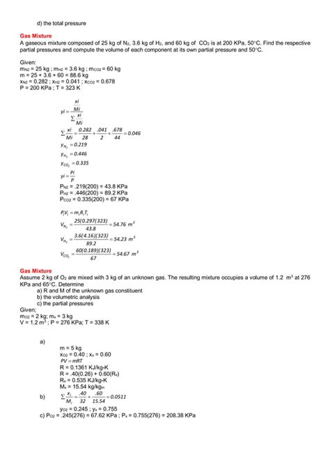 Thermodynamics problems