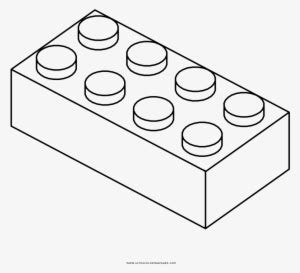 Lego Brick Coloring Page - Lego Brick Coloring Pages Transparent PNG ...