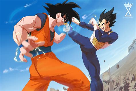 Goku Vs Vegeta Wallpaper