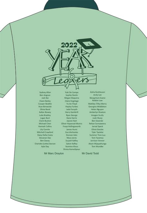 Year 6 - Leavers Shirt - MR TODD'S CLASSROOM