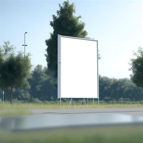 Premium AI Image | A blank billboard for design Mockup for designers