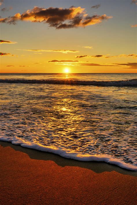 Beach sunset landscape seascape nature coastal coast sunrise | Posters ...