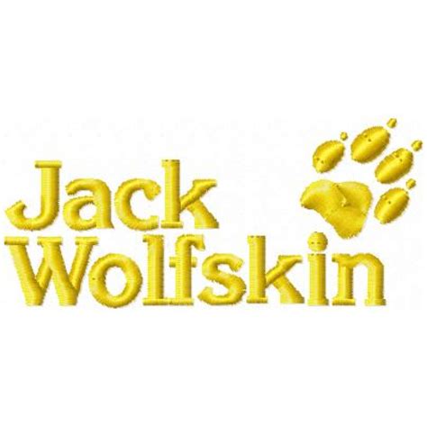 Jack Wolfskin logo machine embroidery design for instant download