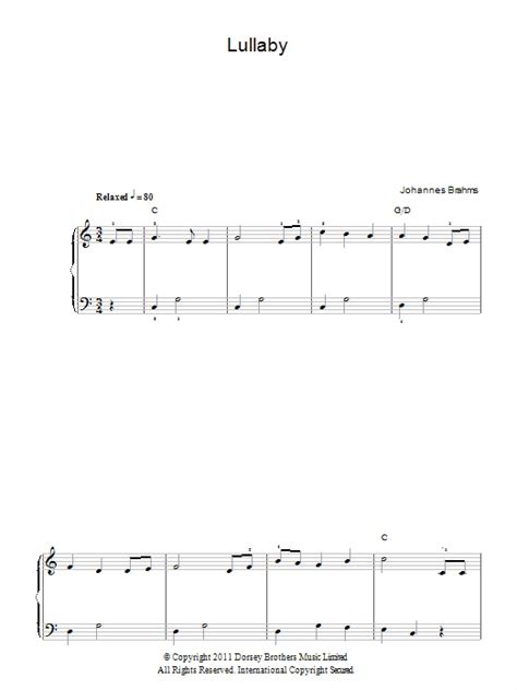 Lullaby | Sheet Music Direct