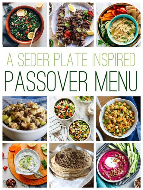 land of honey: Passover Menu Inspiration from the Seder Plate