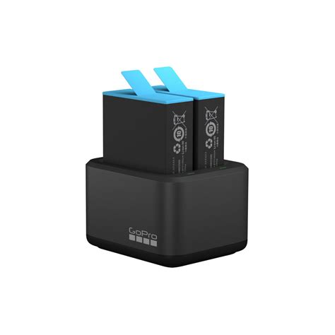 GoPro Dual Battery Charger + Battery for HERO9 Black Camera