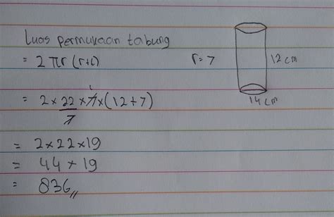 Contoh Soal Luas Permukaan Tabung - 56+ Koleksi Gambar