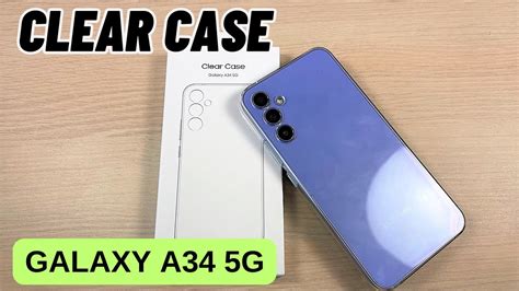 UNBOXING Original Clear Case for Samsung Galaxy A34 5G - YouTube