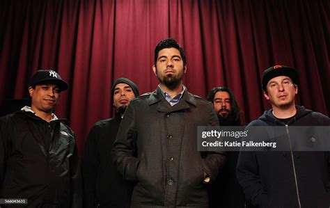 Deftones band members from left to right, Sergio Vega, Frank Delgado ...