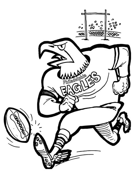 Philadelphia Eagles Coloring Page