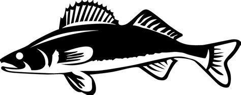 Image result for walleye clipart | Fishing decals, Fish silhouette ...