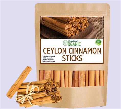 Ceylon Cinnamon Sticks - Premium Quality -Something Organic