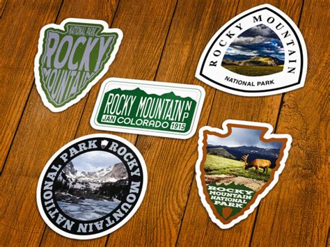 Rocky Mountain National Park Vinyl Sticker Choose 1 Decal or Get Them ...