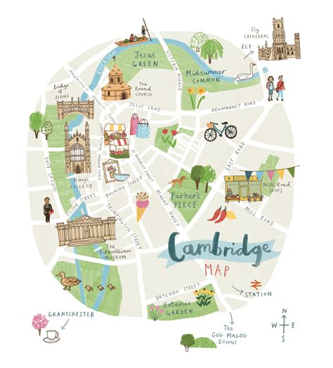 Cambridge map - Jenny Seddon