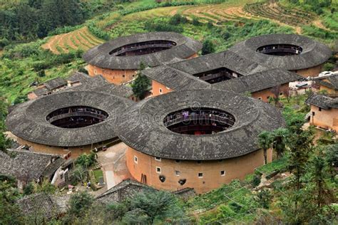 Fujian Tulou stock photo. Image of chinese, world, tiles - 5683664