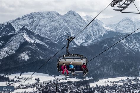 Winter in Zakopane - beautiful city in Tatras mountains