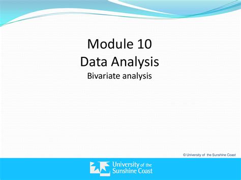 Bivariate analysis.