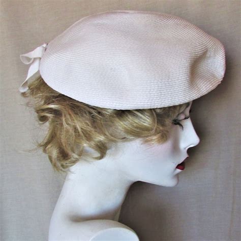 Vintage White Hats - Etsy