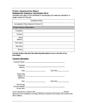 Project Implementation Report Sample - Fill and Sign Printable Template ...