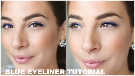 Easy Blue Eyeliner Tutorial - YouTube