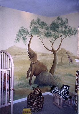 African Safari Mural Theme Ideas : Nursery Murals and More | Safari ...