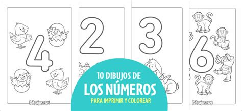 Numeros Para Colorear Del 1 Al 5