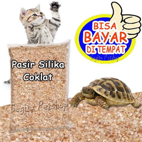 Jual PASIR SILIKA KUCING KURA KURA REPTIL AQUASCAPE SILICA 1 KG ...