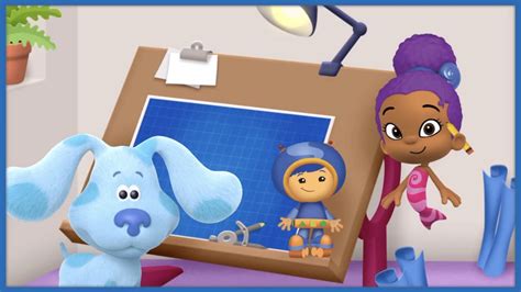 Noggin lets be architects Zooli from bubble guppies Blue from blue’s ...