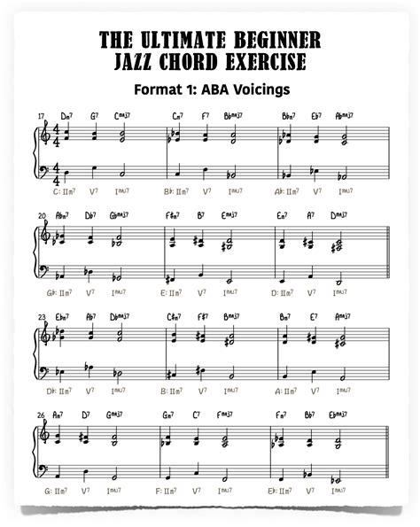 The Ultimate Beginner Jazz Chord Exercise - Piano With Jonny