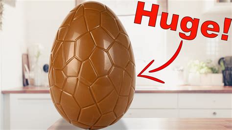 How To Make a Giant Chocolate Easter Egg - YouTube