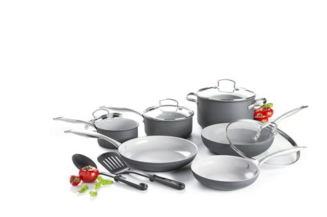 Green Life Ceramic Non-Stick Cookware Set, 12 Piece – Walmart Inventory ...