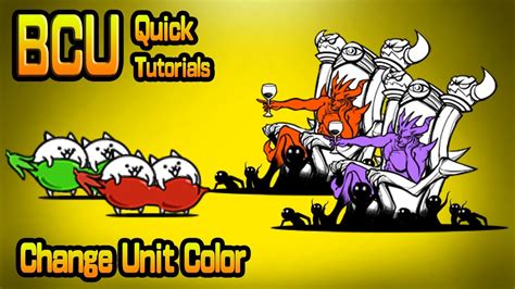 Battle Cats Ultimate - Change Unit Color - YouTube