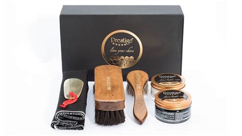 Shoe Care Kit Neutral & Black - For leather - Bottega Senatore