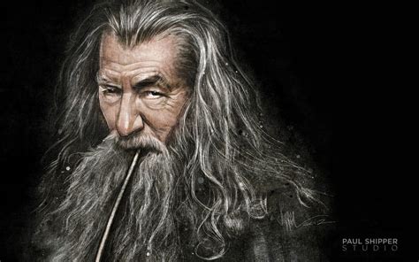 The Hobbit Gandalf digital wallpaper #Gandalf The Hobbit The Lord of ...